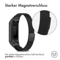 imoshion Magnetisches Milanaise Armband für das  Samsung Galaxy Fit 2 - Schwarz