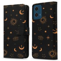 imoshion Design Klapphülle für das Motorola Moto G34 - Sky Black