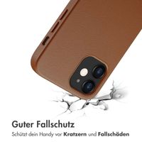 Accezz MagSafe Leather Backcover für das iPhone 12 (Pro) - Sienna Brown