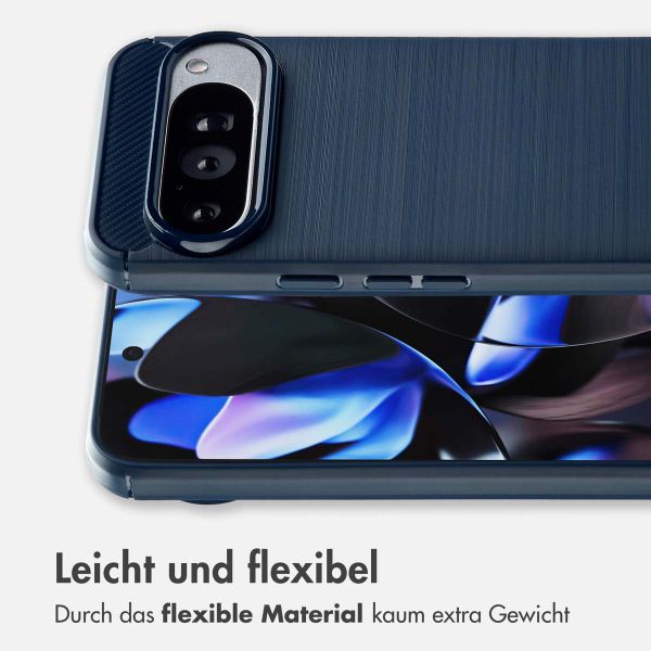 imoshion Brushed Back Cover Google Pixel 10 Pro - Dunkelblau