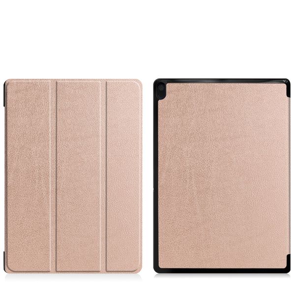 imoshion Trifold Klapphülle für das Lenovo Tab E10 - Rose Gold