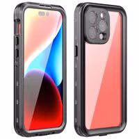 Redpepper Dot Plus Waterproof Case für das Apple iPhone 15 Pro Max - Schwarz