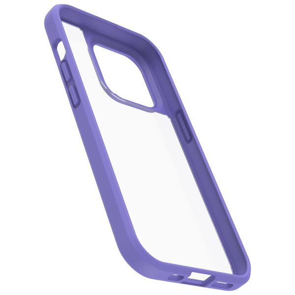 OtterBox React Backcover für das iPhone 14 Pro - Transparent / Violett