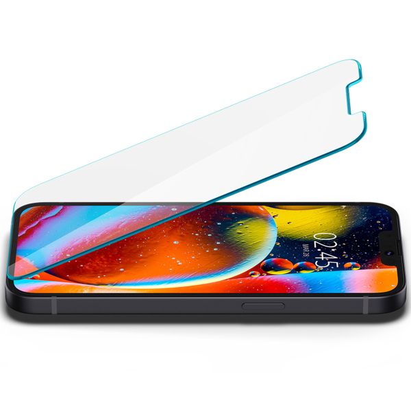 Spigen GLAStR Fit Displayschutzfolie  + Applicator 2-pack für das Apple iPhone 13 Mini