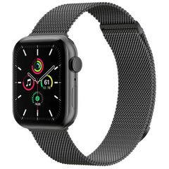 imoshion Mailändische Magnetarmband für die Apple Watch Series 1 bis 9 / SE (38/40/41 mm) | Series 10 (42 mm) - Größe S - Space Gray