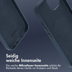 Accezz MagSafe Leather Backcover Apple iPhone 15 - Nightfall Blue