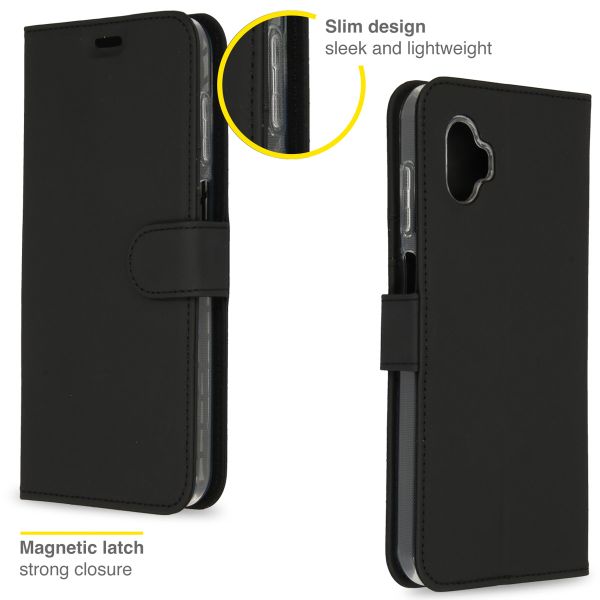 Accezz Wallet TPU Klapphülle Samsung Galaxy Xcover 6 Pro - Schwarz
