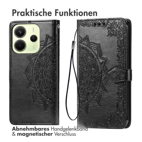 imoshion Mandala Klapphülle Xiaomi Redmi Note 14 (4G) - Schwarz