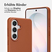 Accezz MagSafe Leather Backcover Samsung Galaxy S26 - Sienna Brown