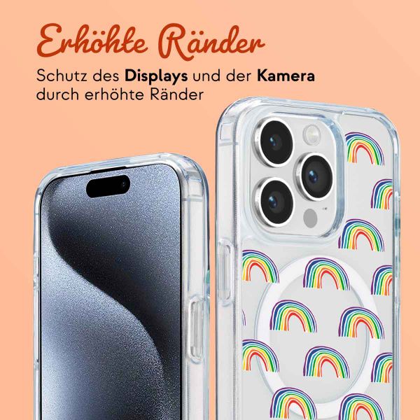 Gestalte deine eigene MagSafe Hülle mit abnehmbarem Band Apple iPhone 15 Pro - Transparent