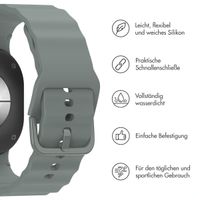 imoshion Wave Silikonarmband für das  Samsung Galaxy Watch 8 (40/44mm) / Classic (46mm) - Dunkelgrau