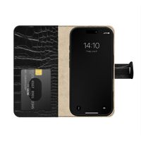 iDeal of Sweden Magnet Wallet+ Klapphülle Apple iPhone 18 Pro Max / 17 Pro Max - Black Croco