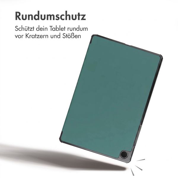 imoshion Trifold Klapphülle Samsung Galaxy Tab A9 Plus - Dunkelgrün