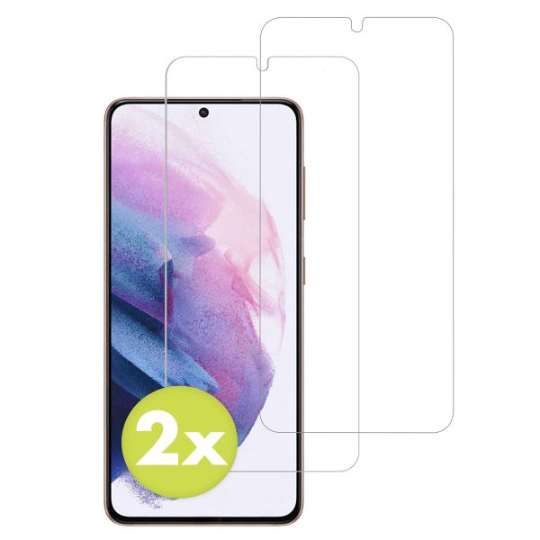 Accezz Displayschutz 2er-pack aus gehärtetem Glas Samsung Galaxy S22 Plus / S23 Plus