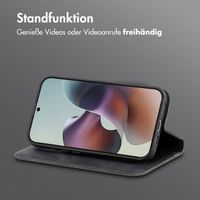 imoshion Slim Klapphülle Motorola Moto G56 - Schwarz