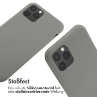 imoshion Silikonhülle mit Band für das iPhone 11 Pro - Hellgrau