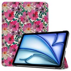 imoshion Design Trifold Klapphülle für das iPad Air 13 Zoll (2025) M3 / (2024) M2 - Floral Watercolor