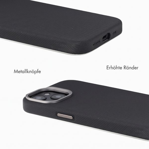 Accezz Mesh Backcover mit MagSafe Apple iPhone 15 - Schwarz