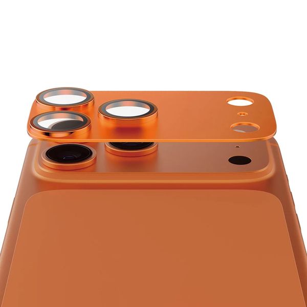 PanzerGlass Fender Kameraschutz für das iPhone 17 Pro - Cosmic Orange