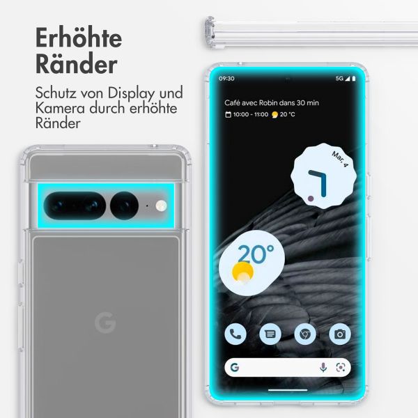 imoshion ﻿Back Cover mit Ständer für das Google Pixel 7 Pro - Transparent