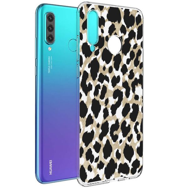 imoshion Design Hülle für das Huawei P30 Lite - Leopard / Schwarz