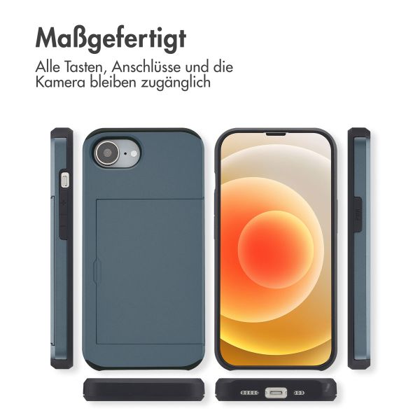 imoshion Backcover mit Kartenfach iPhone 16e - Dunkelblau