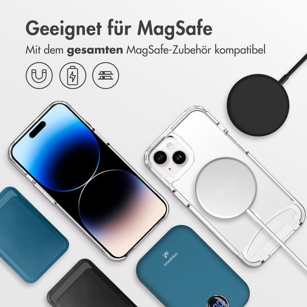 imoshion MagSafe Hülle mit abnehmbarem Band für das iPhone 14 - Transparent