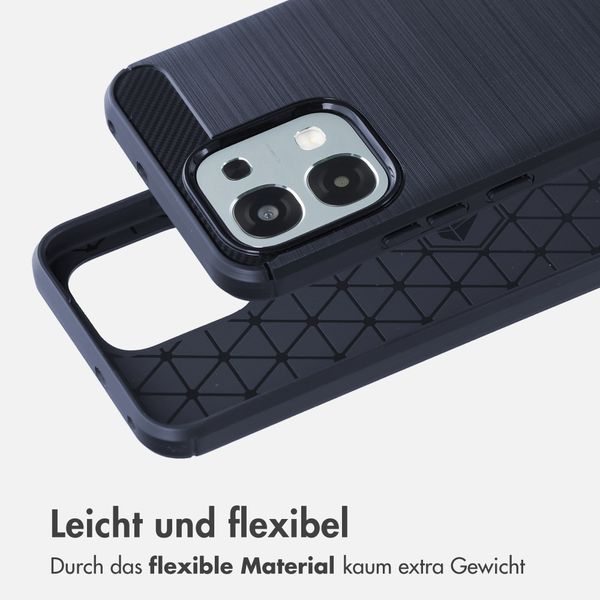 imoshion Brushed Back Cover Oppo A6 Pro (5G) - Dunkelblau