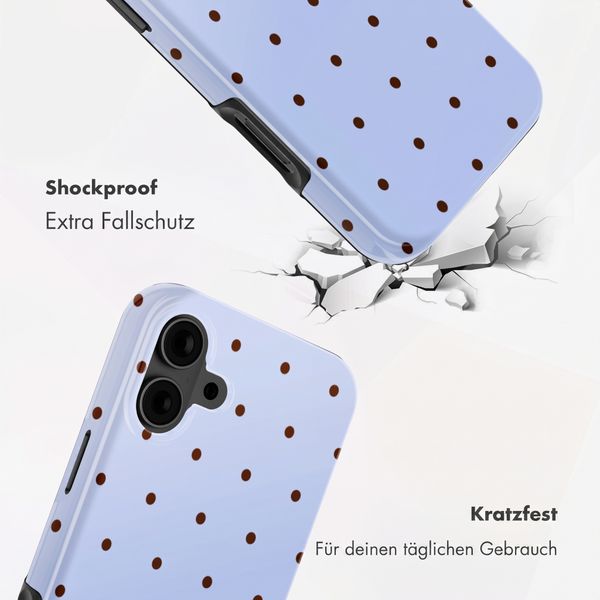 Selencia Vivid Back Cover Apple iPhone 16 - Happy Dots Digital Sky