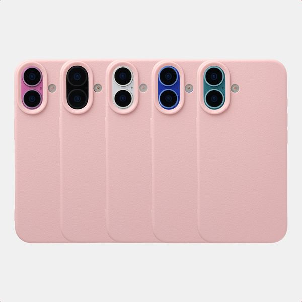 imoshion Texture Backcover Apple iPhone 16 - Rosa