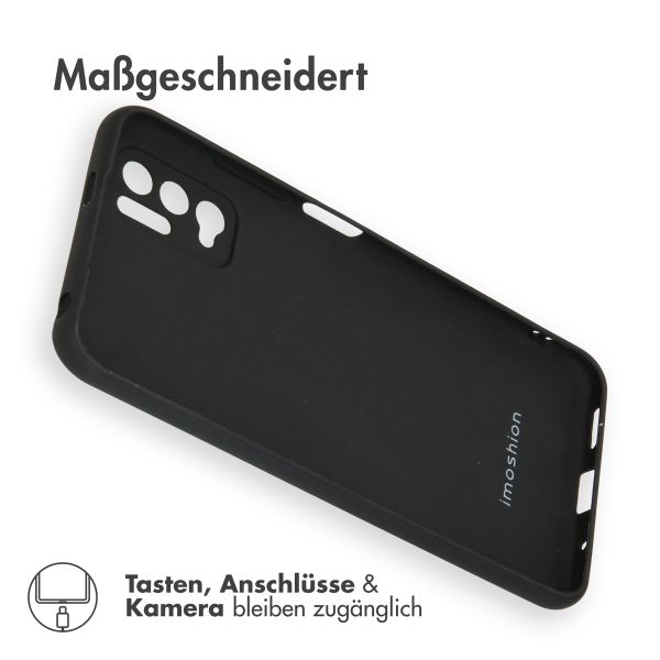 imoshion Color TPU Hülle für das Xiaomi Redmi Note 10 (5G) - Schwarz