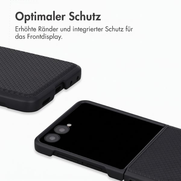 Accezz Grid Backcover Samsung Galaxy Z Flip 8 - Schwarz