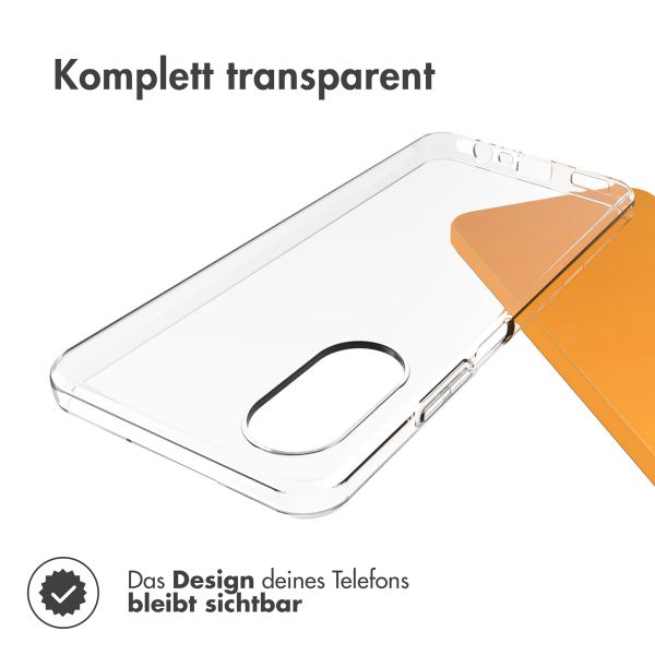 Accezz TPU Clear Cover für das Oppo A17 - Transparent