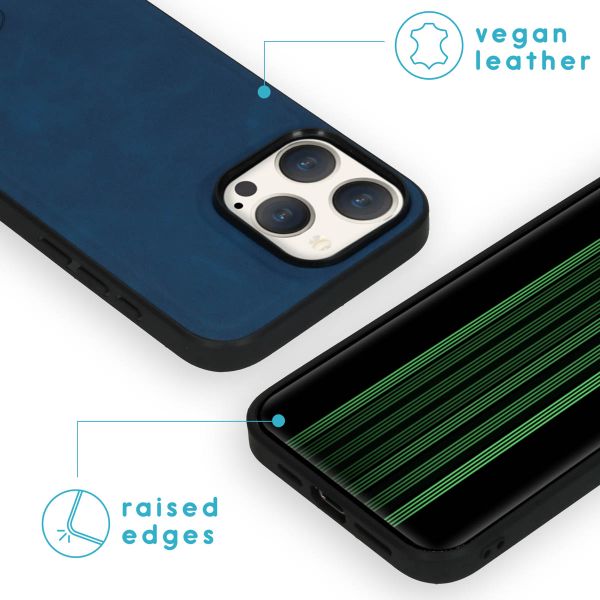 imoshion Entfernbare 2-1 Luxus Klapphülle Apple iPhone 15 Pro Max - Blau