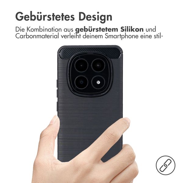 imoshion Brushed Back Cover Xiaomi Redmi Note 15 (5G) - Schwarz