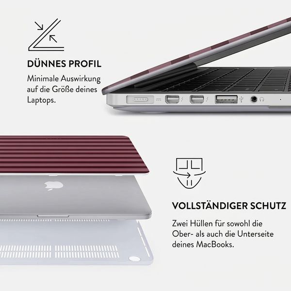 Burga Hardshell Hülle Apple MacBook Air 13 Zoll (2022 / 2024 M3 / 2025 M4 / 2026 M5) - Spellbound