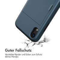 imoshion Backcover mit Kartenfach für das iPhone Xr - Dunkelblau