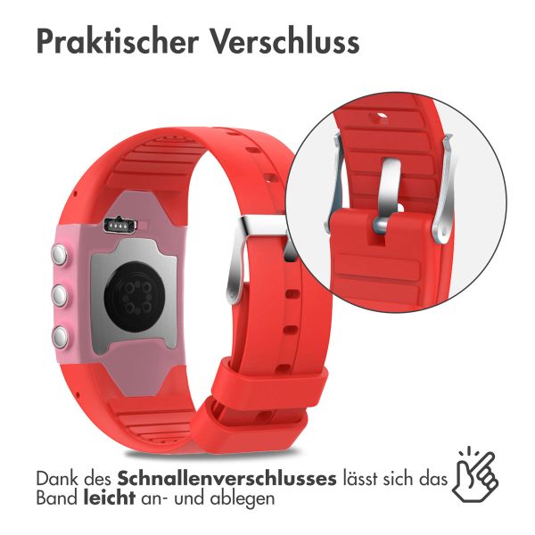 imoshion Silikonband für das Polar M400/M430 - Rot