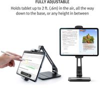 Twelve South HoverBar Duo 2. Generation - Tablet-Ständer - verstellbar - Schwarz