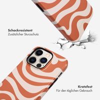 Selencia Vivid Tough Back Cover für das iPhone 14 Pro - Dream Swirl Orange