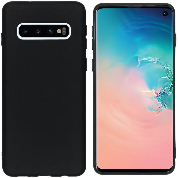 imoshion Color TPU Hülle Schwarz für Samsung Galaxy S10