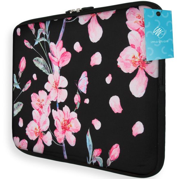 imoshion Universele Design Sleeve 13 Zoll - Blossom Watercolor Black