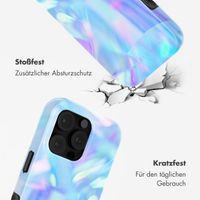 Selencia Vivid Tough Back Cover mit MagSafe für das iPhone 16 Pro Max - Holographic Blue Dream