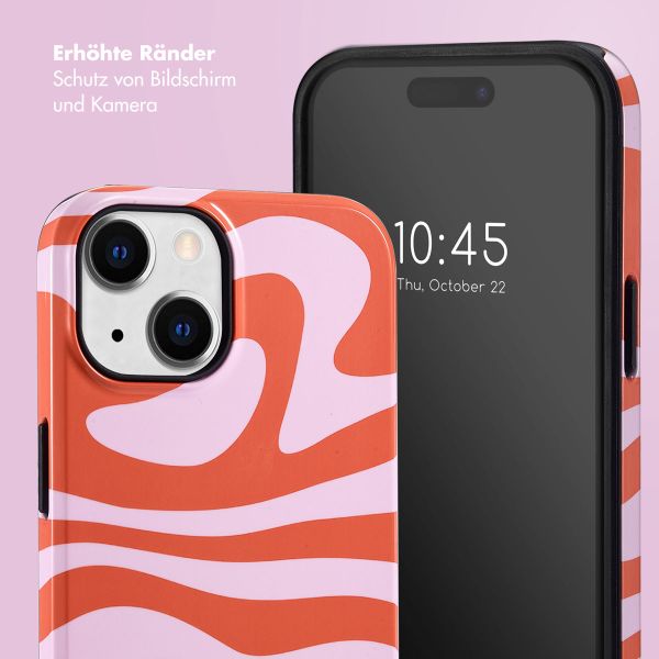 Selencia Vivid Back Cover Apple iPhone 14 - Dream Swirl Pink