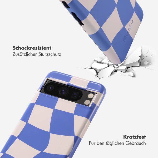 Selencia Vivid Tough Back Cover für das Google Pixel 8 Pro - Groovy Sapphire Blue