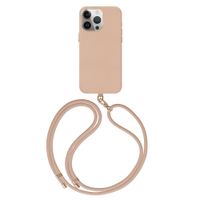 Coehl Muse MagSafe Back Cover mit Band für das iPhone 15 Pro - Dusty Nude