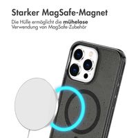imoshion Sparkle Back Cover mit MagSafe Apple iPhone 15 Pro Max - Glitter Schwarz