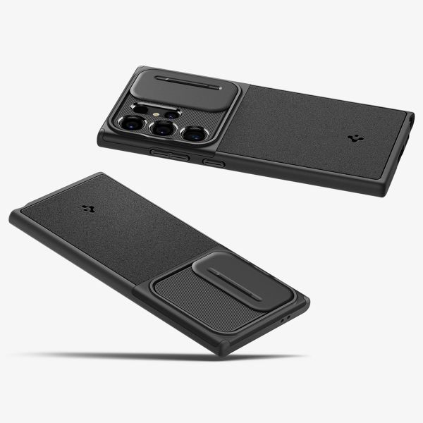 Spigen Optik Armor Kameraschieber für das Samsung Galaxy S24 Ultra - Black