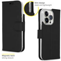 Accezz Wallet TPU Klapphülle iPhone 14 Pro - Schwarz