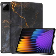 imoshion Design Trifold Klaphülle Xiaomi Pad 7 / 7 Pro - Black Marble